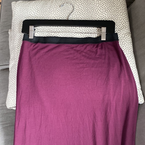 Free People Plum Stretch Maxi Skirt - Picture 9 of 10